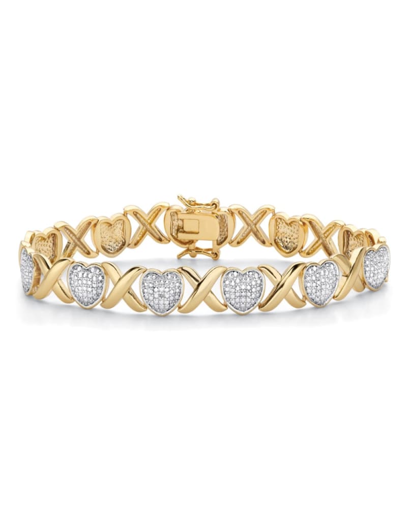 Hearts and 2024 kisses bracelet